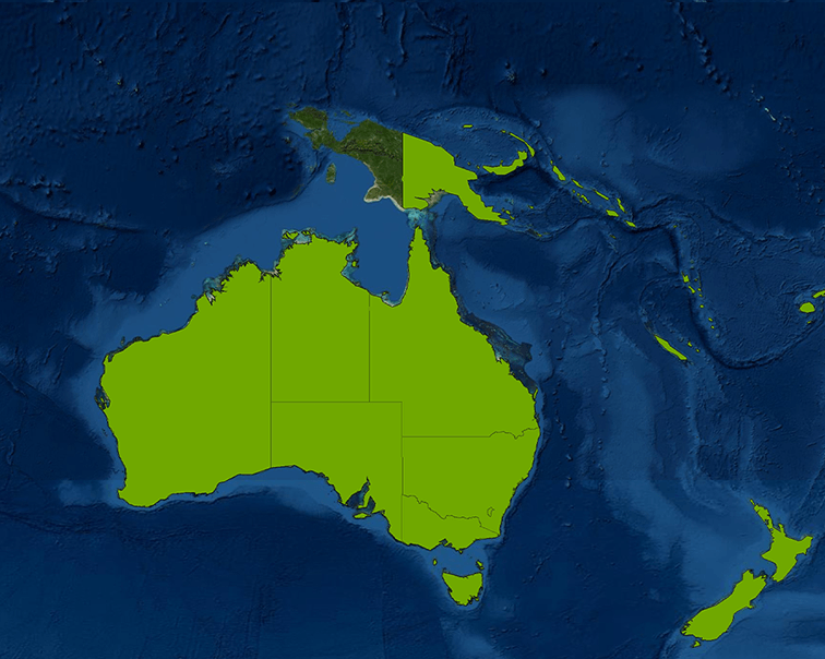 oceania map quiz