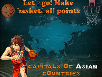 Basket ball geo quiz : Asian countries capitals