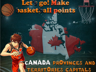 Basket ball geo quiz : Canada provinces and territories capitals