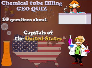 Geography of US Chemical tube filling game