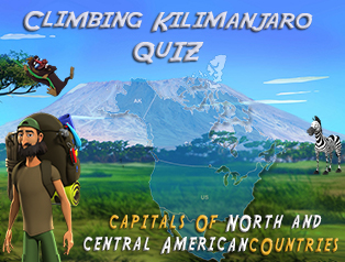 Climbing mountain Geo quiz : Capitals of North and Central American countries