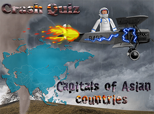 Crash Quiz Capitals of Asian countries