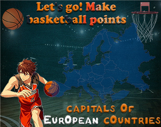 Basket ball geo quiz : European countries Capitals