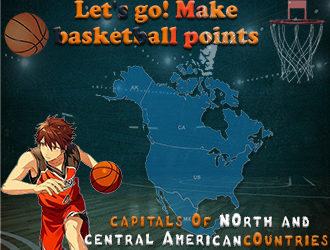 Basket ball geo quiz : Capitals of North and Central American countries