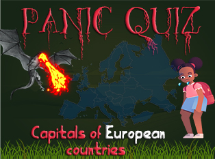 Panic quiz game : Capitals of European countries