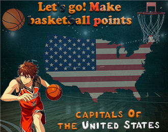 Basket ball geo quiz : capitals of USA states