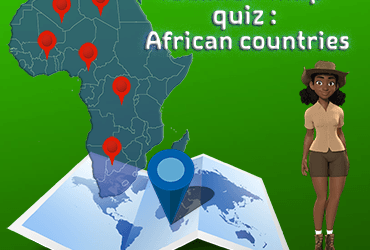 Location map quiz : African countries