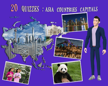 Asian countries capital quiz (20 questions)