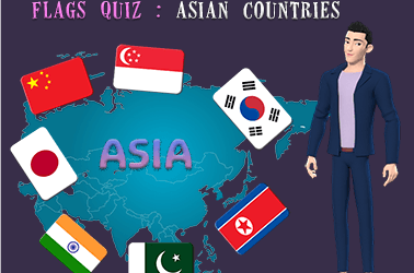 Flags quiz of Asian countries