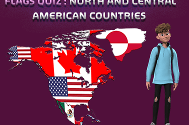 Flags of North American countries quiz