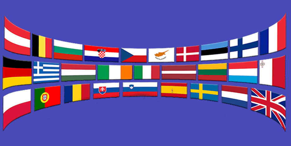 Europe countries Flags