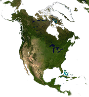 North-America- Sat image