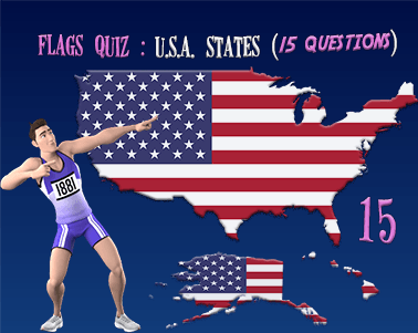 USA flags quiz 15 questions