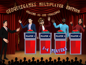 Multiplayer quiz 1 to 4 players