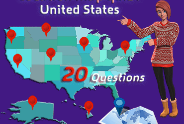 Map quiz US states