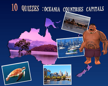 Oceanian countries capital quiz (10 questions)