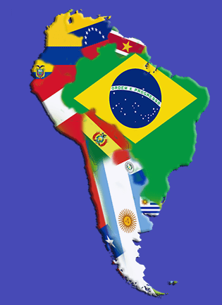 South American Countries flag