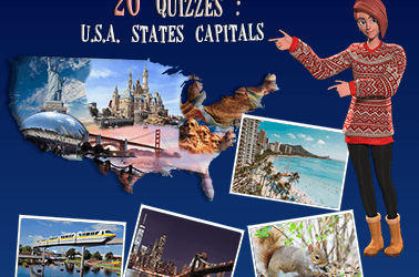 US states capital quiz 20 questions