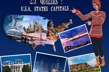 Capital of US States quiz 25 questions