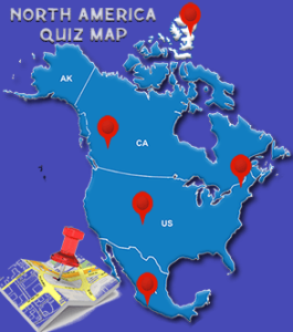 North America Map Countries Quiz Game | Geography Quiz Games