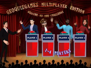 Multiplayer geo quiz 1-4