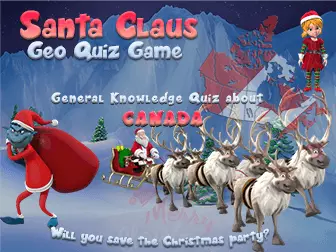 The santa Claus game : Canada quiz