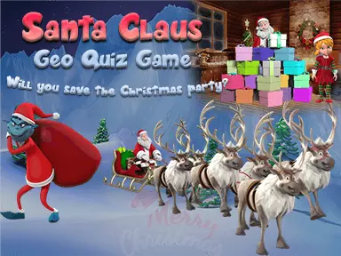 The Santa Game Geo quiz