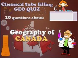 Canada facts geography : Chemical tube filling game
