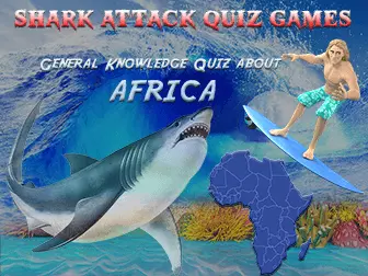 Africa facts quiz : shark game