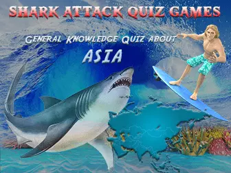 Asia facts quiz : shark game