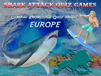 Europe facts quiz : shark game