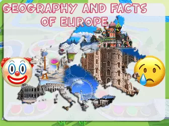 Facts about Europe geography : emoji game