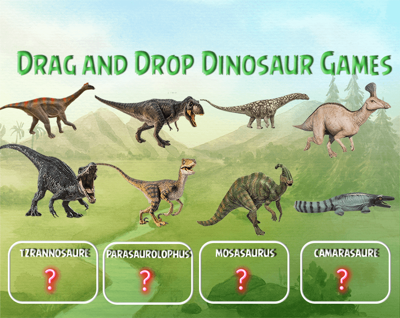 Dinosaur Drag & Drop Puzzle  Play Dinosaur Drag & Drop Puzzle on  PrimaryGames