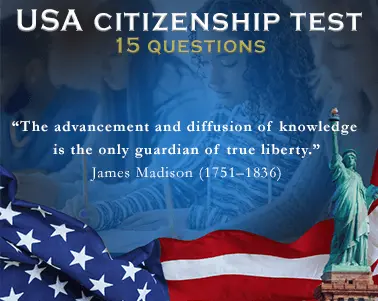 15 questions on us citizenship test