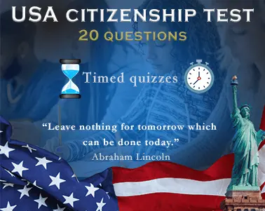 US citizenship test practice