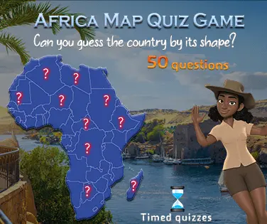 Quiz map of africa