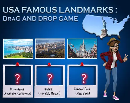 Famous landmarks of USA Game